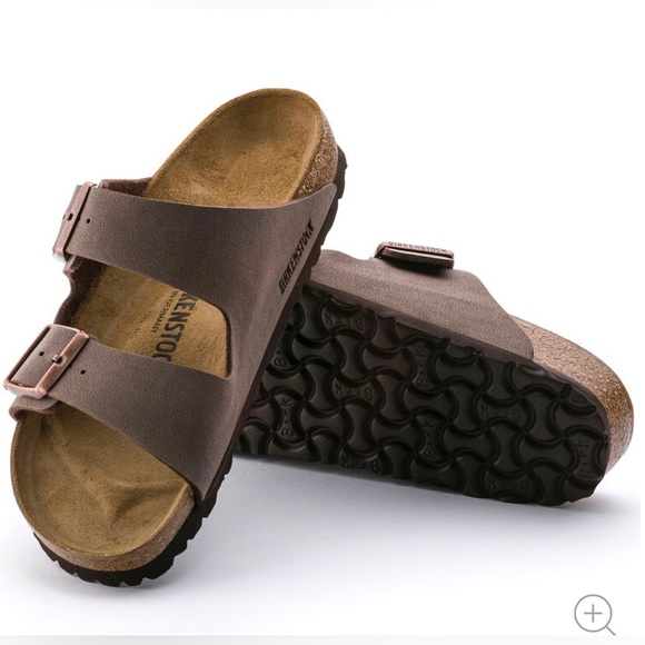 Birkenstock Shoes - NWT NIB Mocha Birkibuc Arizona Birkenstock Sandals